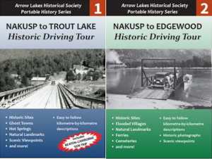 Nakusp Edgewood Trout Lake driving tour books